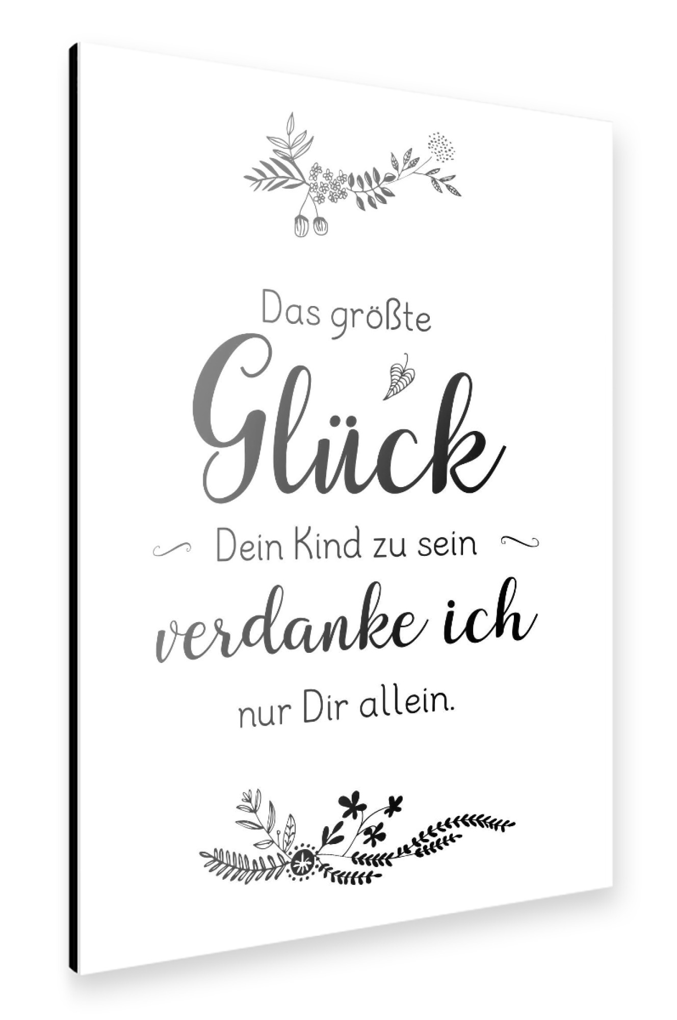 Alu-Dibond "Dein Kind zu sein" 75x50 cm artboxONE