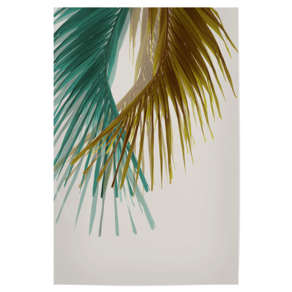 Poster 30x20 cm "Abstract Palm Leaves Wall Art" artboxONE - Natur,Floral - Abstract,Nature,Palm leaves,Palm leaf,Palm tree