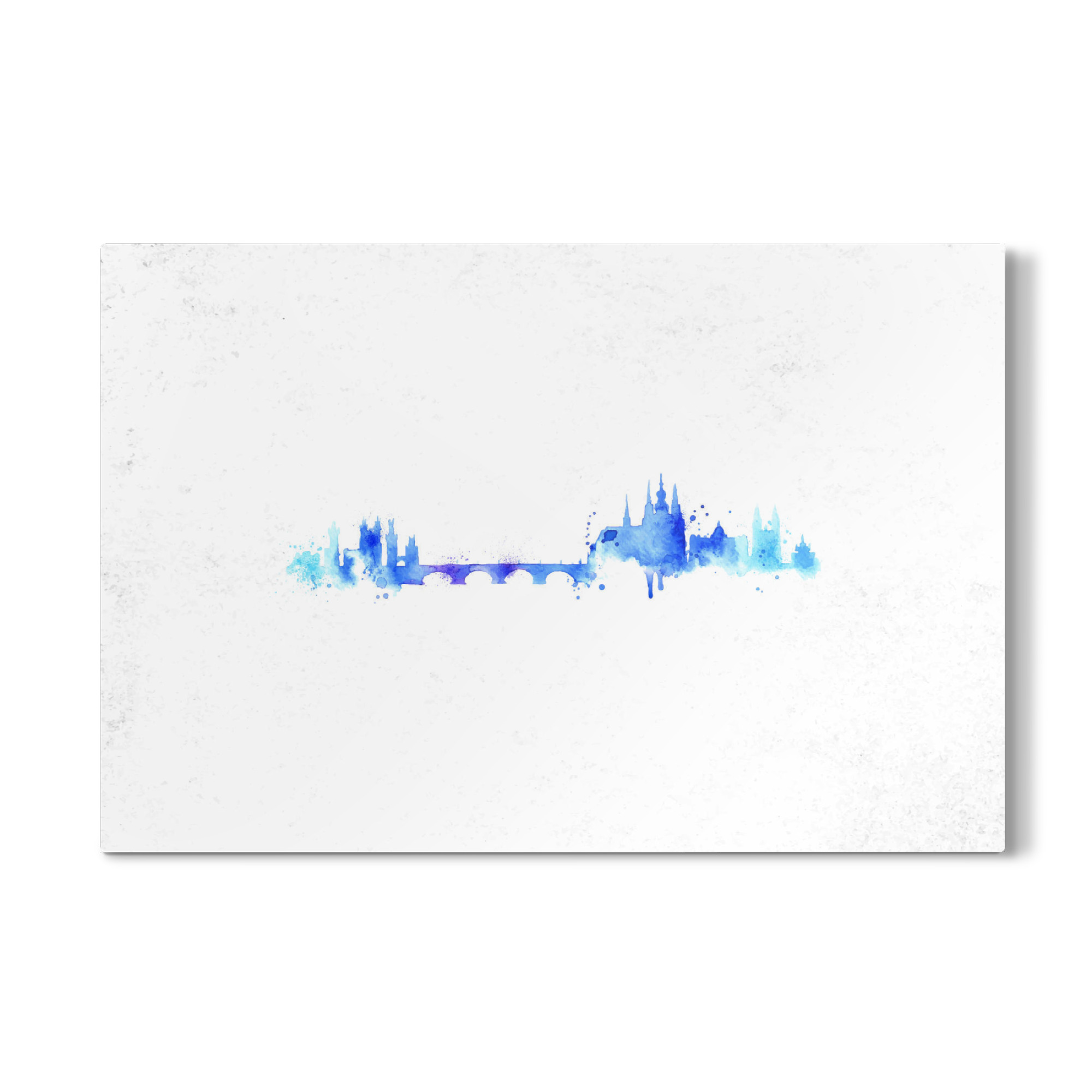 Galerie-Print "Silhouette Prague watercolor" 30x20 cm artboxONE