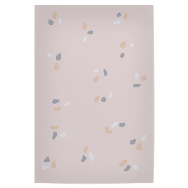 Poster "Pastell Terrazzo" artboxONE - Abstrakt - Terrazzo muster,Pastell muster,Pastellfarben,Ruhe,Zeitlos