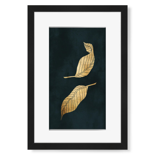 Dancing Leafs In Gold