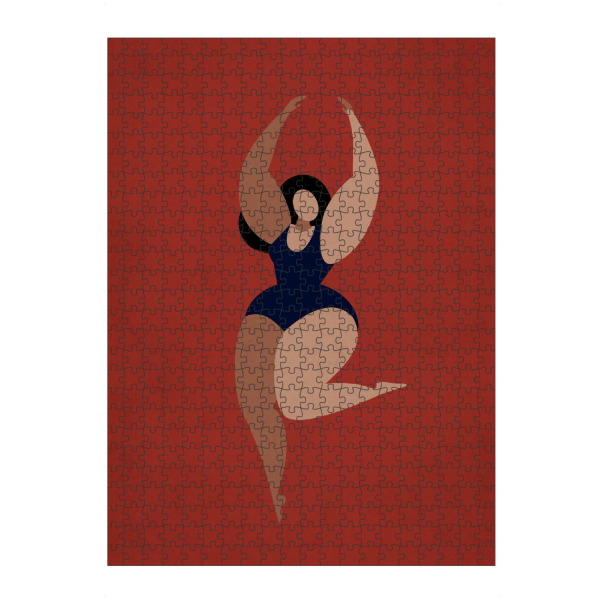 Puzzle Ravensburger "Always Feeling Good" artboxONE - Abstrakt - Tanz,Frau,Schönheit,Zufriedenheit - Bild tanz