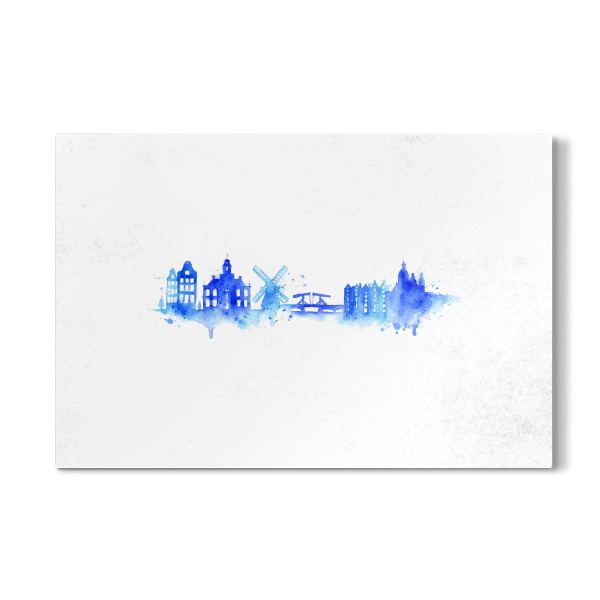 Galerie-Print "Silhouette Amsterdam" 30x20 cm artboxONE