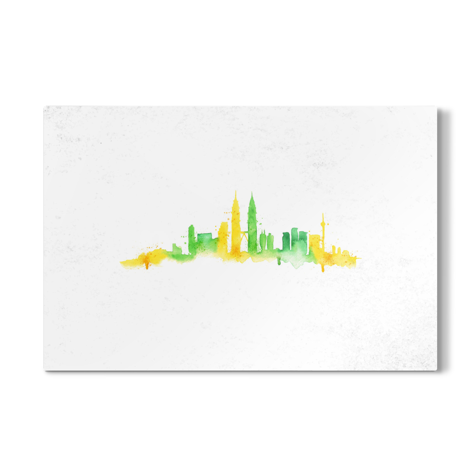Galerie-Print "Silhouette watercolor Kuala Lumpur" 30x20 cm artboxONE