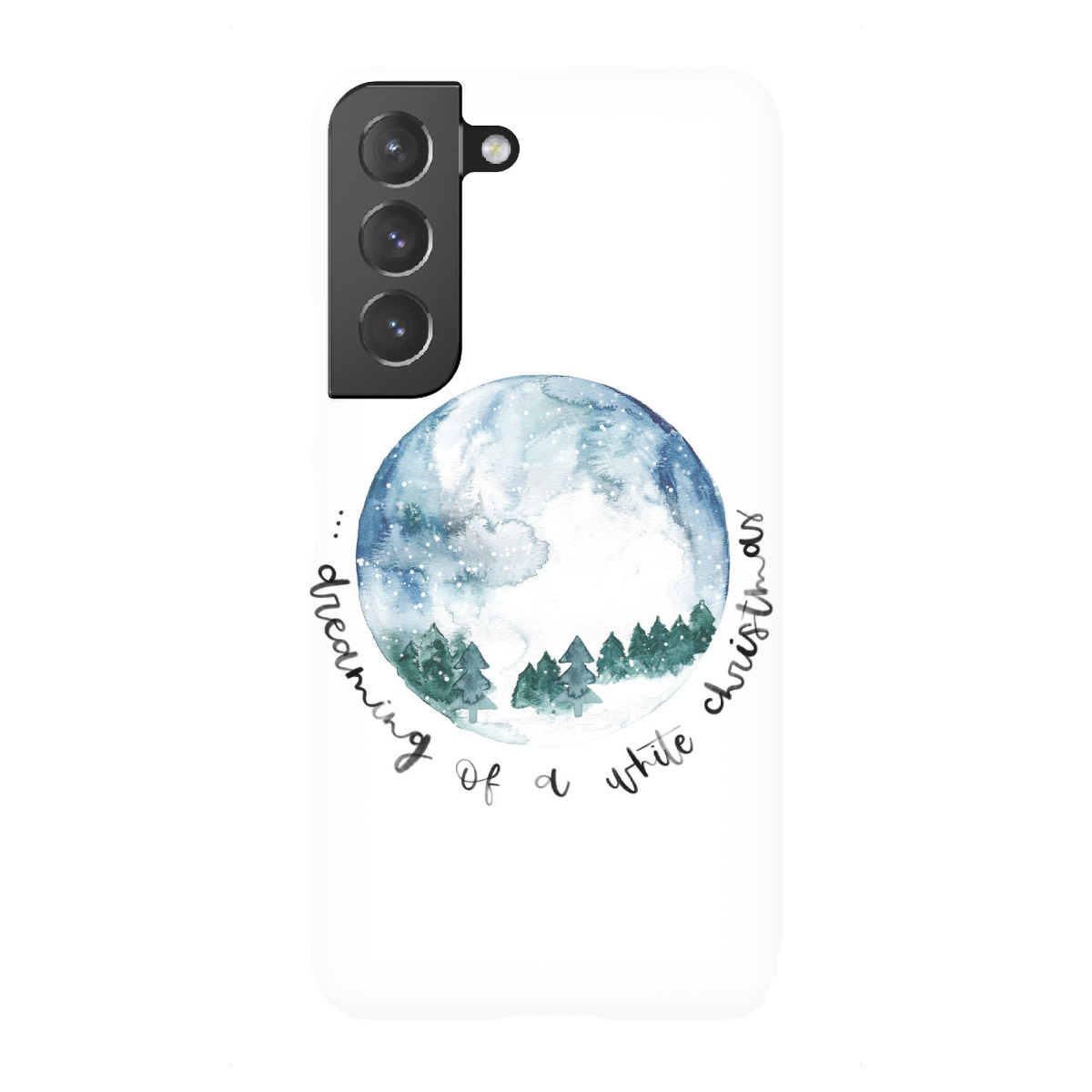 Samsung Galaxy "White Christmas Hochformat" Premium-Case Handyhülle artboxONE