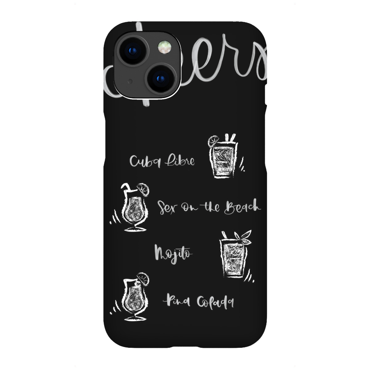 "Cheers cocktails"für iPhone - Premium-Case Handyhülle artboxONE