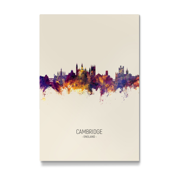 Galerie-Print "Cambridge England Skyline Beige" 30x20 cm artboxONE