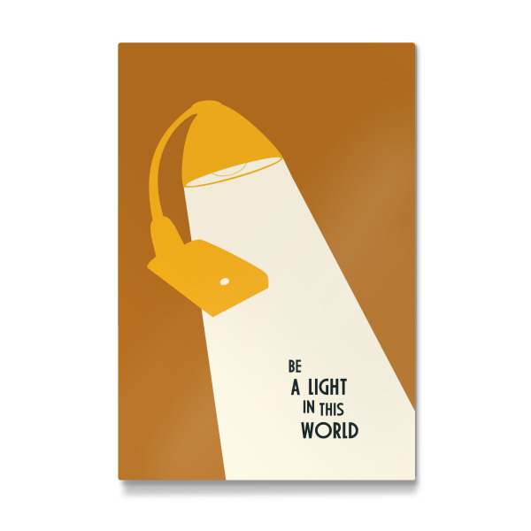 Galerie-Print "Be A Light In This World" 30x20 cm artboxONE