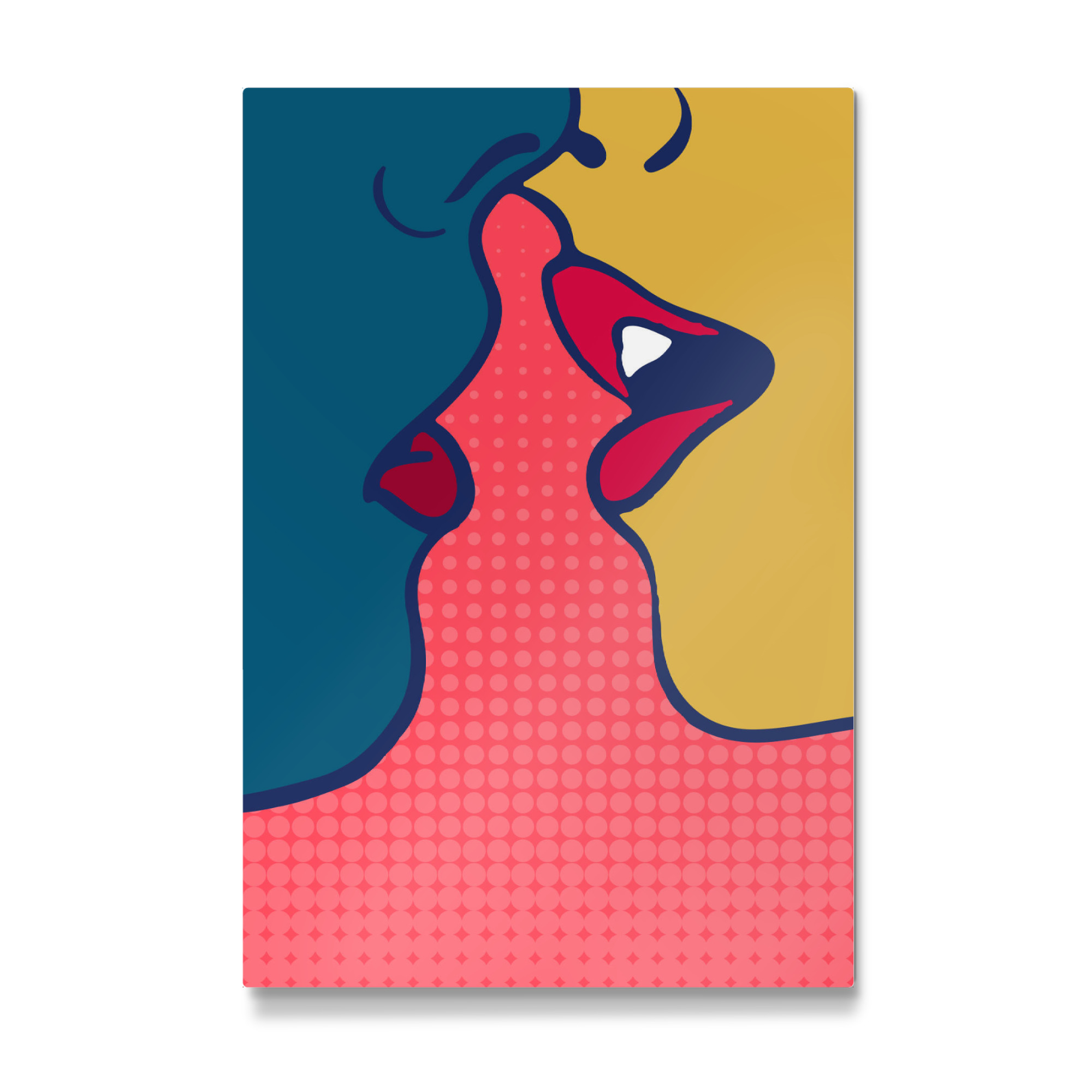 Galerie-Print "Soft Loving Lips" 75x50 cm artboxONE