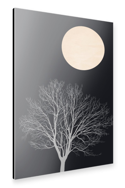 Alu-Dibond "Moonshine Dancers In The Dark" 30x20 cm artboxONE