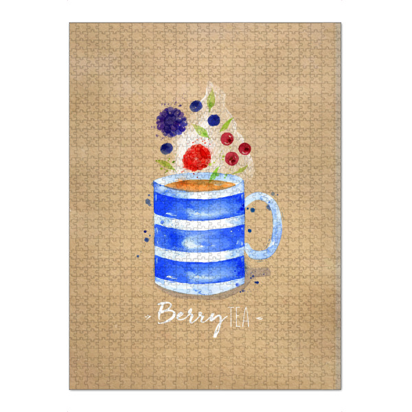 Puzzle Ravensburger "Berry tea craft" artboxONE - Essen & Trinken