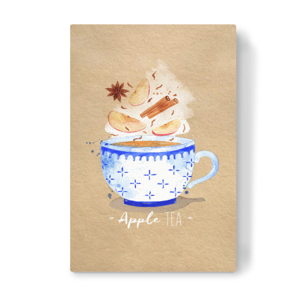 Leinwandbild "Apple tea craft" artboxONE - Essen & Trinken