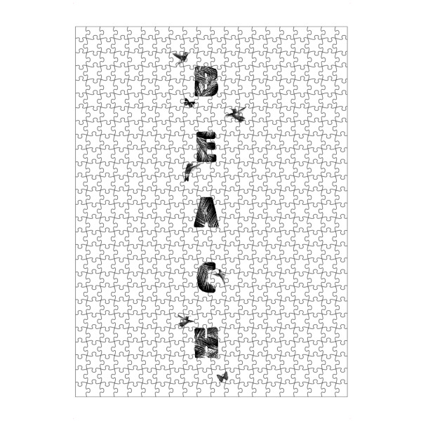 Puzzle Ravensburger "BEACH LIFE, BIRDS" artboxONE - Typografie,Schwarzweiß