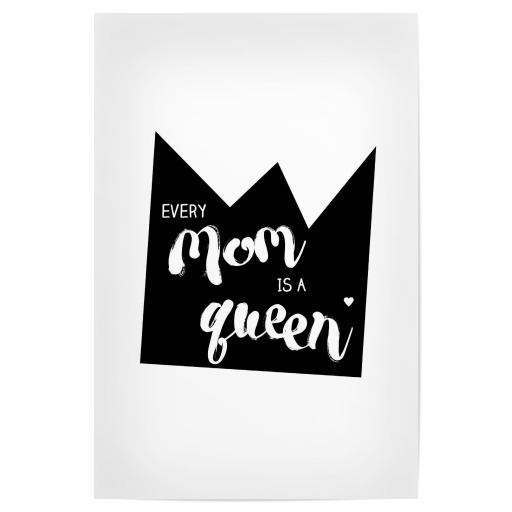 Mom is a queen, black