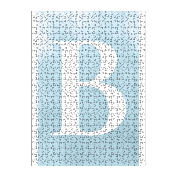 Puzzle Ravensburger "Babyboy B" artboxONE - Typografie,Buchstaben / B