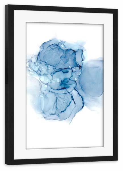 Poster mit Rahmen schwarz "Ink no.fifteen" artboxONE - Abstrakt