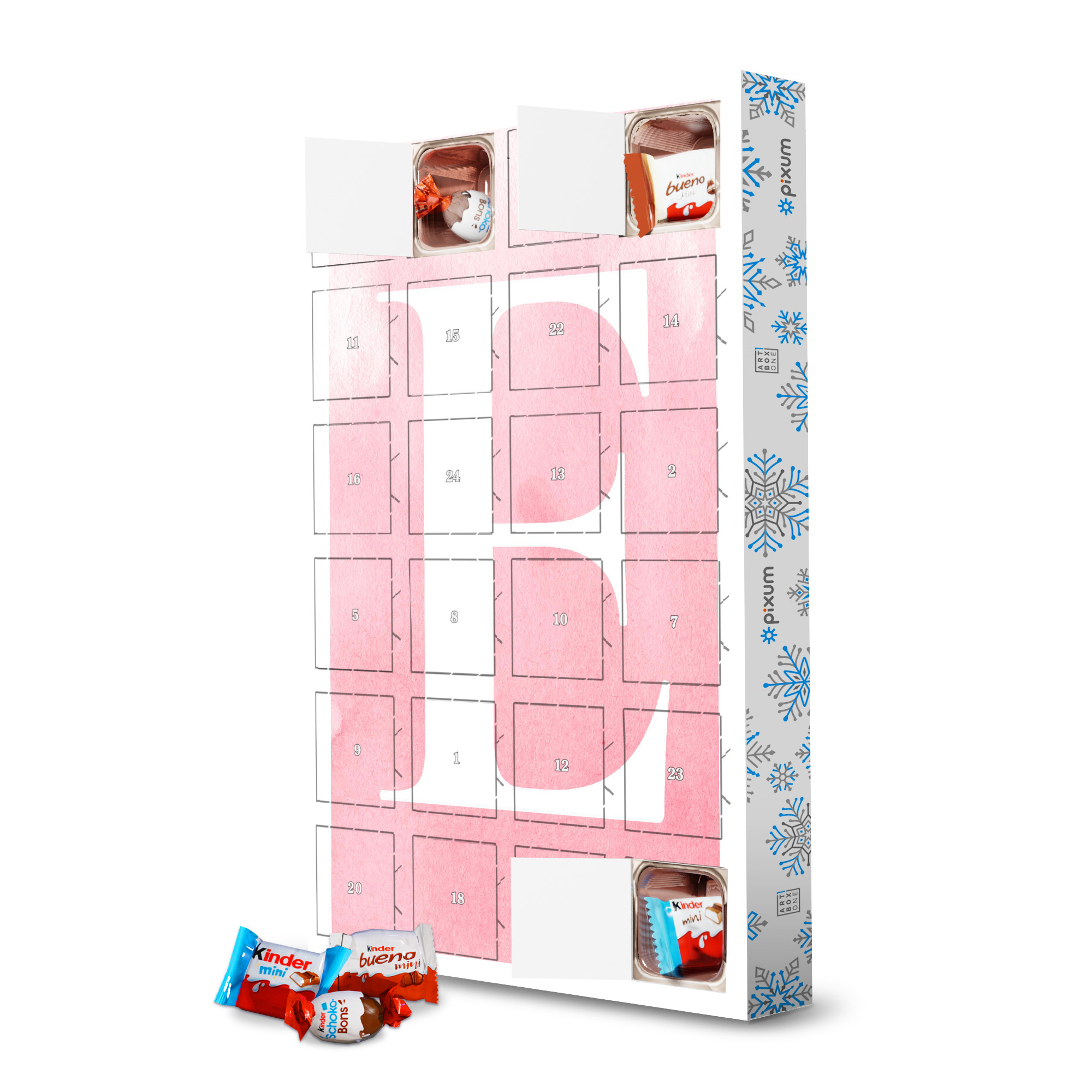Adventskalender mit Produkten von Kinder Babygirl E artboxONE Adventskalender Buchstaben / E