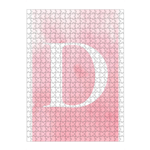 Puzzle Ravensburger "Babygirl D" artboxONE - Buchstaben / D