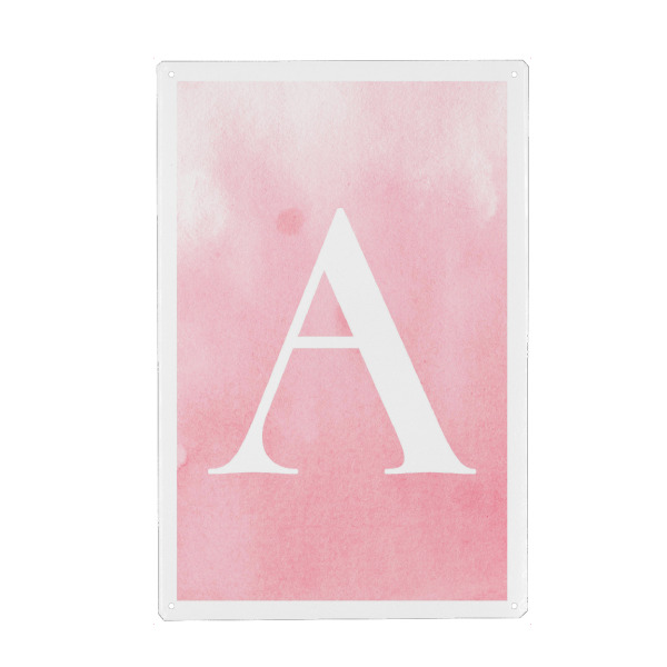 Holzbild "Babygirl A" artboxONE - Buchstaben / A