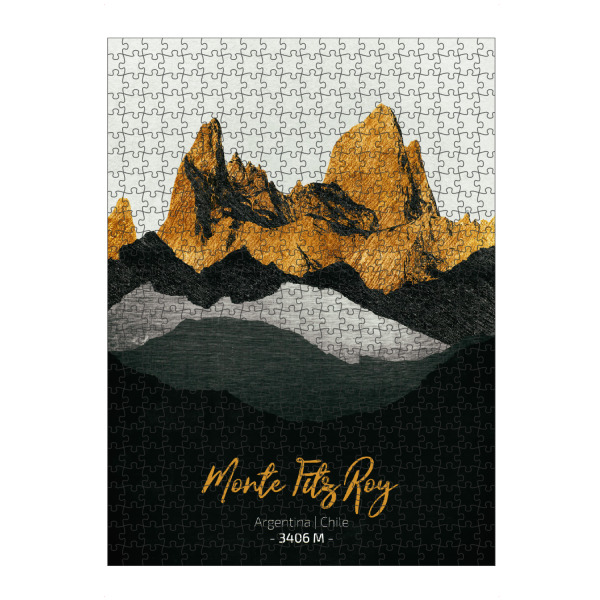 artboxONE Puzzle "Monte Fitz Roy" artboxONE - Natur,Reise - Berge,Gebirge,Gipfel,Himalaya,Alpen,Klettern,Wandern,Bergsteigen,Natur,Landschaft
