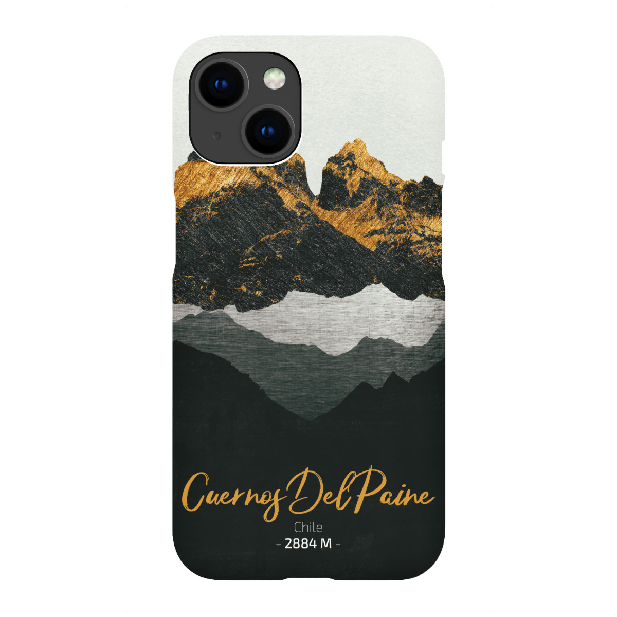 "Cuernos Del Paine"für iPhone - Premium-Case Handyhülle artboxONE