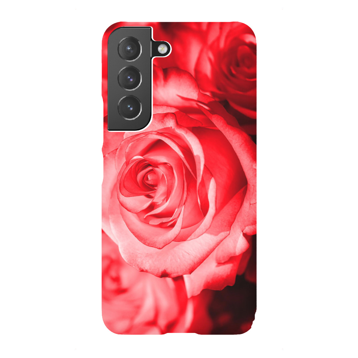 "Rose rot schwarz"für Samsung Galaxy - Premium-Case Handyhülle artboxONE