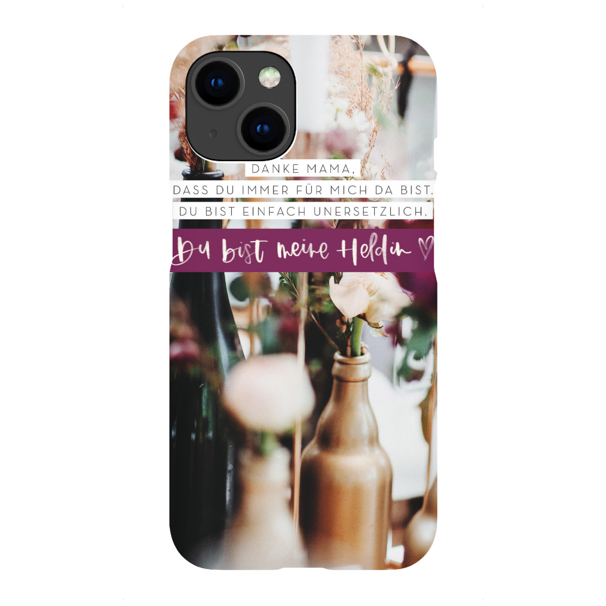 "Meine Heldin Mama"für iPhone - Premium-Case Handyhülle artboxONE