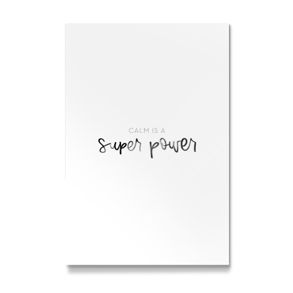 Galerie-Print "Calm is a super power" 30x20 cm artboxONE
