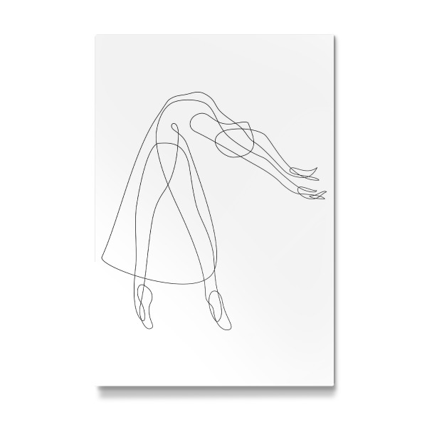 Galerie-Print "Ballet Dancer - in One Line" 30x20 cm artboxONE