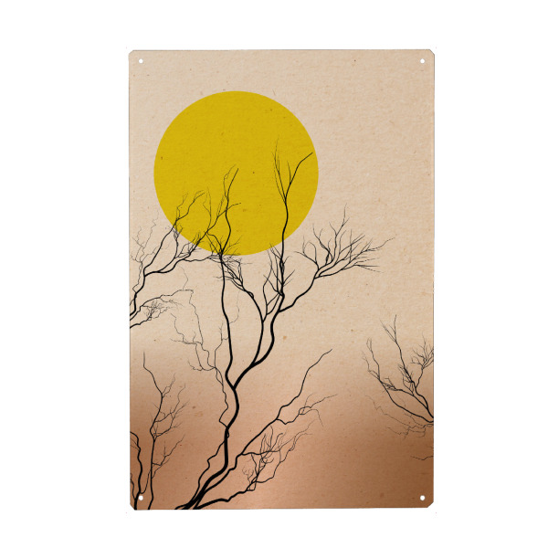 Metall Poster "Okinawa" artboxONE - Natur,Floral