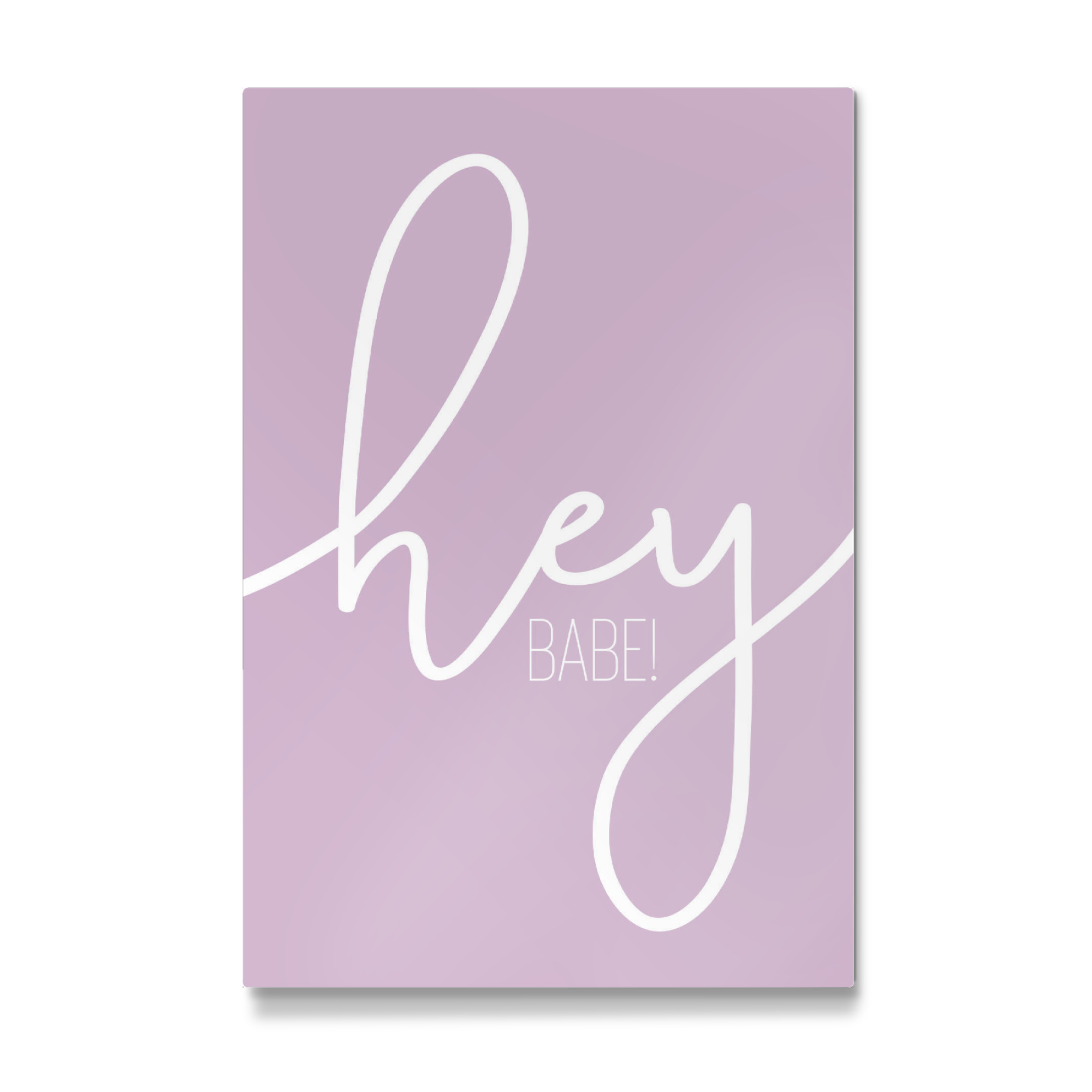 Galerie-Print "Hey Babe - pink" 75x50 cm artboxONE