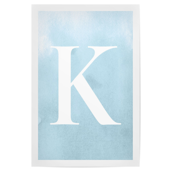 Poster "Babyboy K" artboxONE - Buchstaben / K
