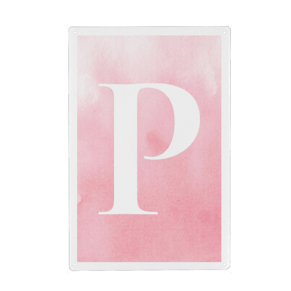 Holzbild "Babygirl P" artboxONE - Buchstaben / P