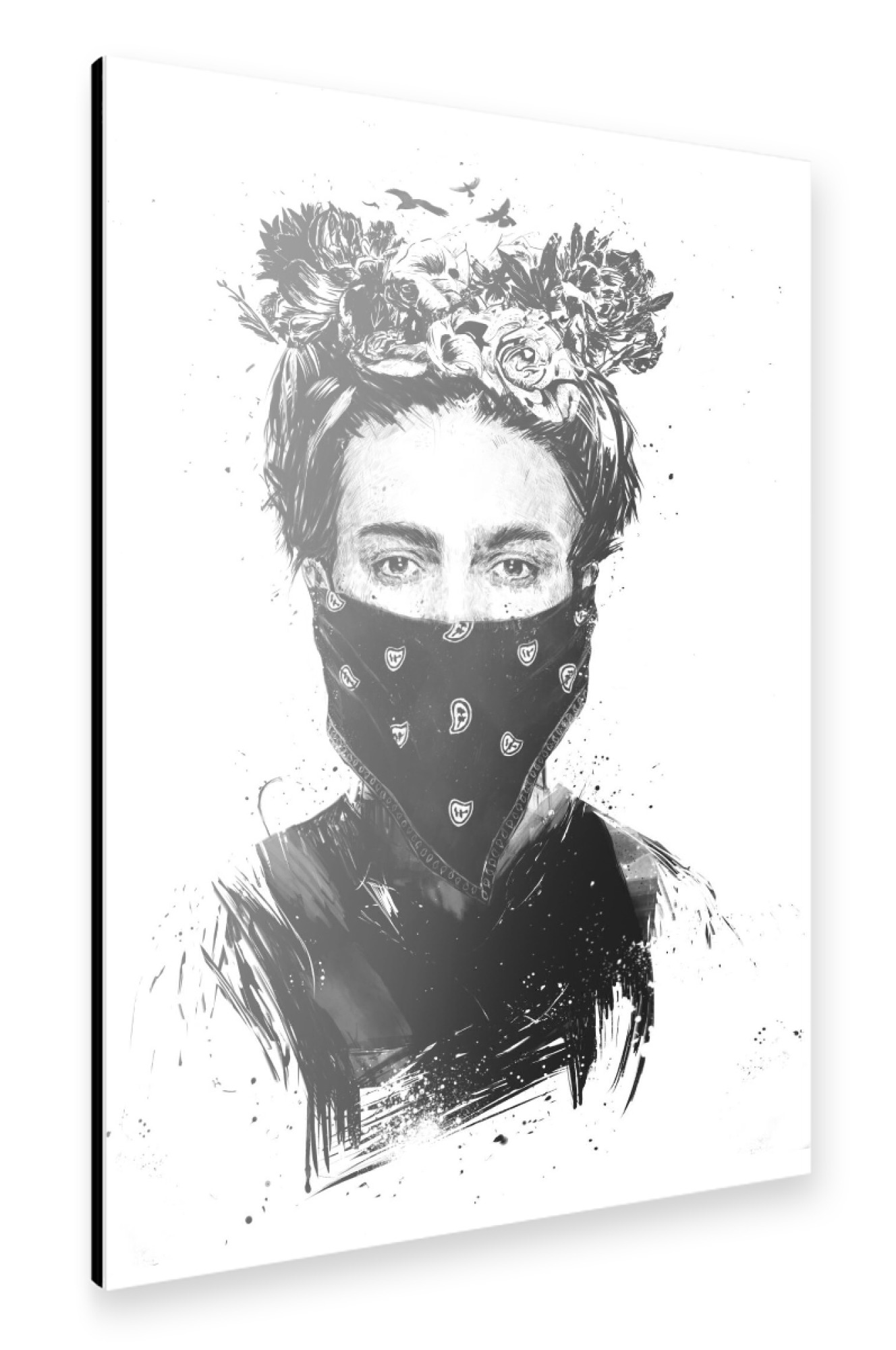 Alu-Dibond "Rebel girl" 30x20 cm artboxONE