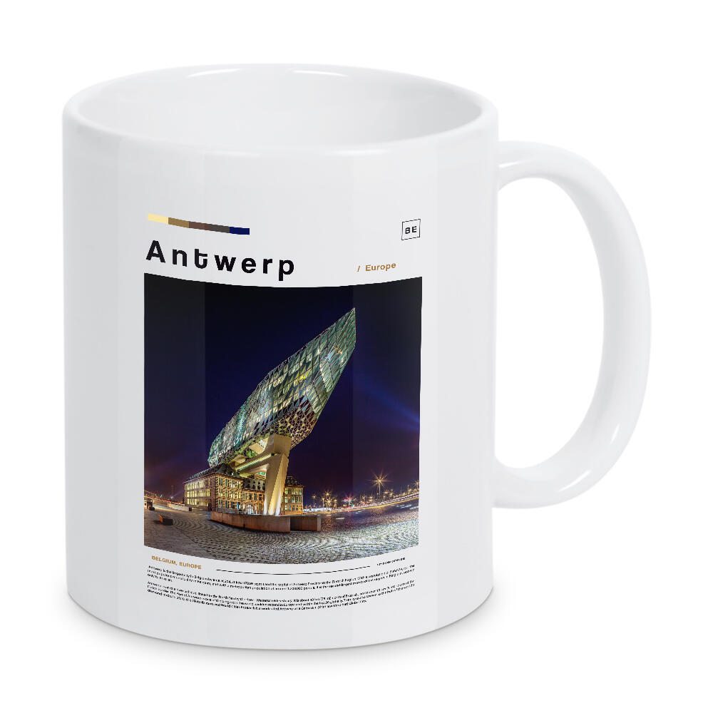 Tasse "ANTWERPEN Zeitungscover" artboxONE - Städte,Architektur