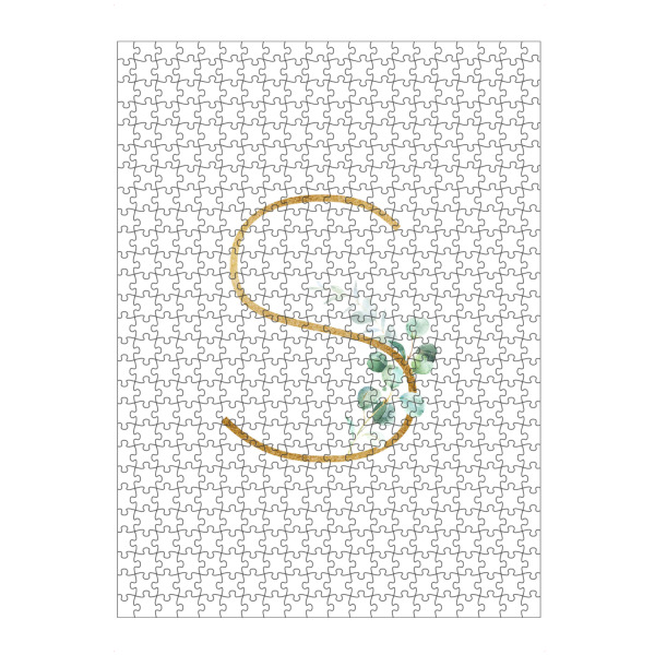 Puzzle Ravensburger "Eucalyptus Alphabet - S" artboxONE - Buchstaben / S - Eucalyptus-alphabet,Buchstabe-s,Abc,S,Buchstabe,Eukalyptus,Alphabet