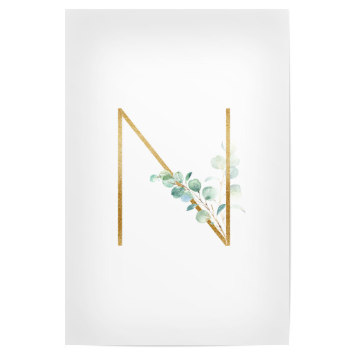 Eucalyptus Alphabet - N