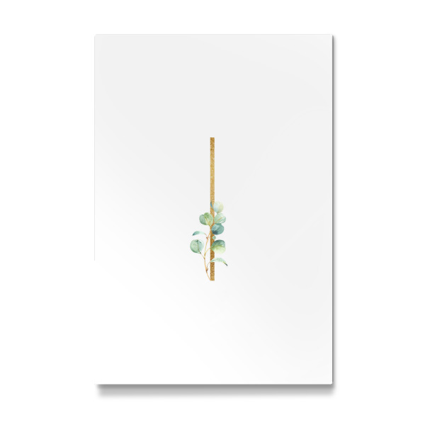 Galerie-Print "Eucalyptus alphabet - I" 30x20 cm artboxONE