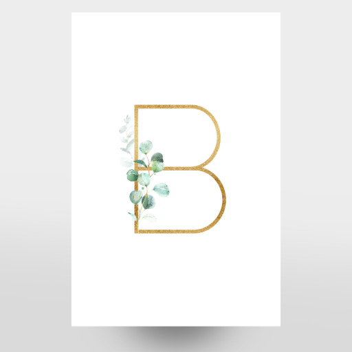 Eucalyptus Alphabet - B