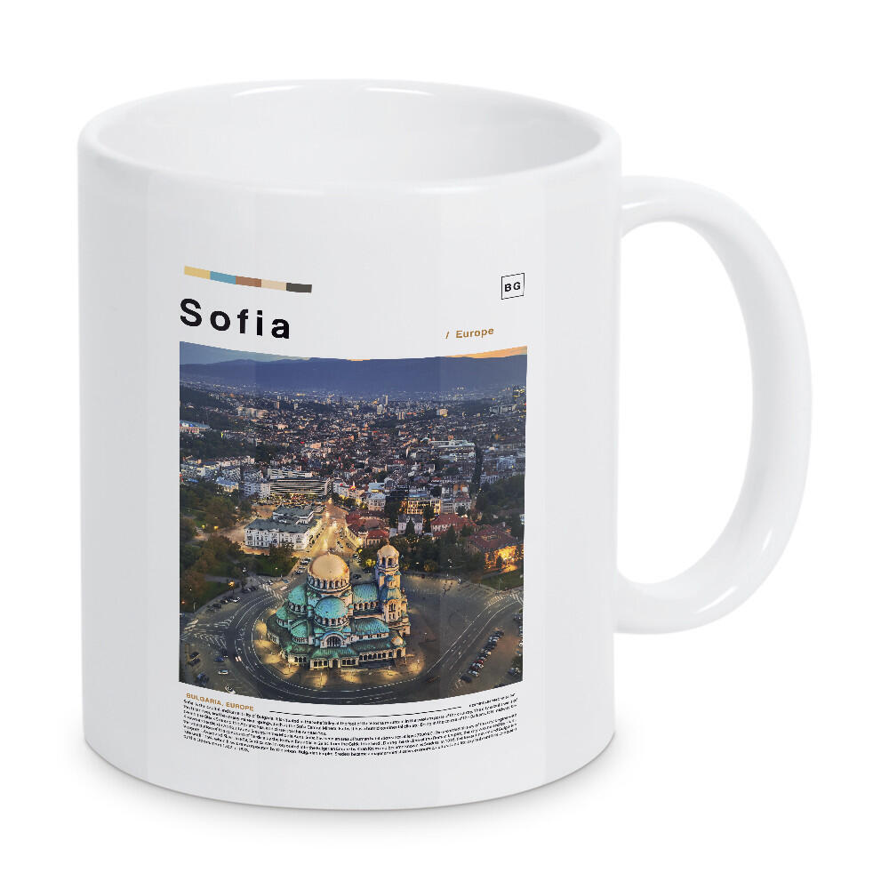 Tasse "Cover der Sofia-Zeitung" artboxONE - Städte,Architektur