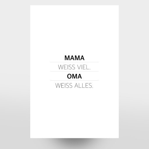 Mama weiß viel Mama weiß viel