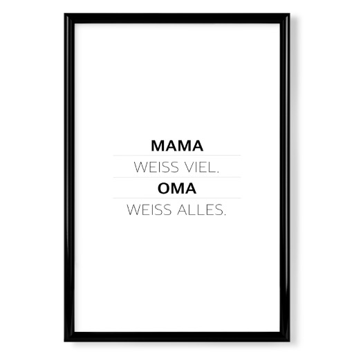 Mama weiß viel