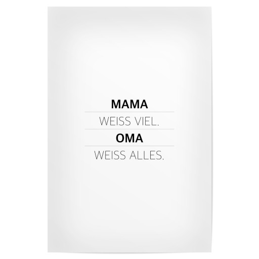 Mama weiß viel