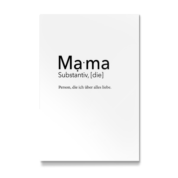 Galerie-Print "Mama Definition - Liebe" 30x20 cm artboxONE