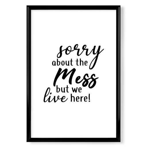 Sorry about the mess