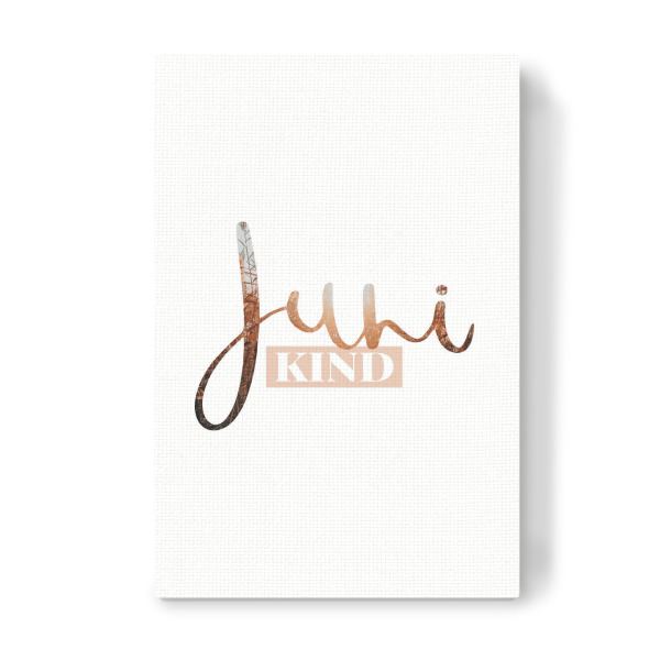 Leinwandbild "Junikind" artboxONE - Typografie - Juni,Monat,Junikind,Monatsposter,Geburtsmonat,Geburtstag,Kinderzimmer,Kinderzimmerprint