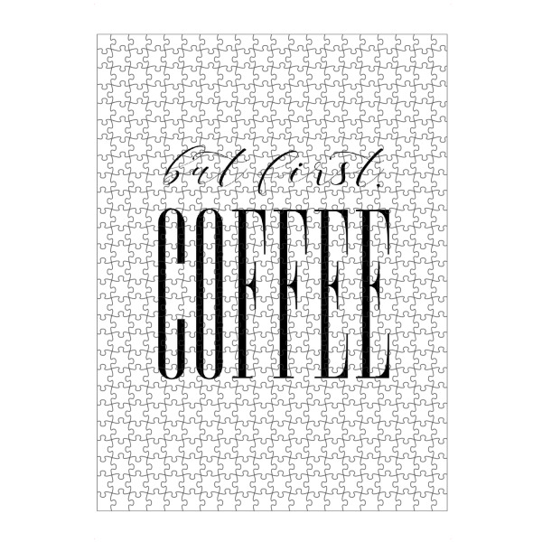 artboxONE Puzzle "*But First Coffee*" artboxONE - Typografie,Essen & Trinken