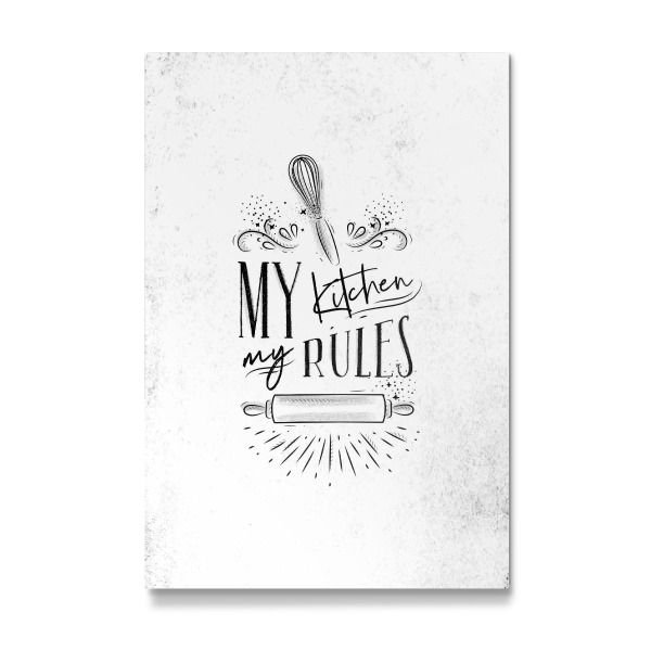 Galerie-Print "My Kitchen - My Rules" 30x20 cm artboxONE