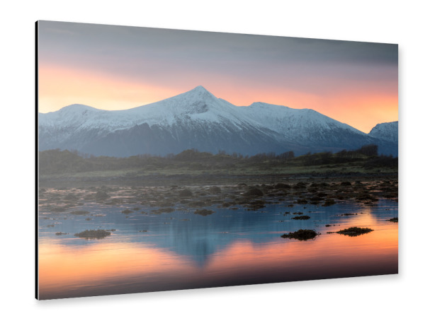 Alu-Dibond "The Sunrise" 30x20 cm artboxONE