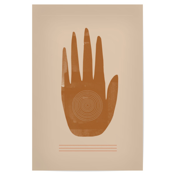 Poster "Hand Art" artboxONE - Abstrakt